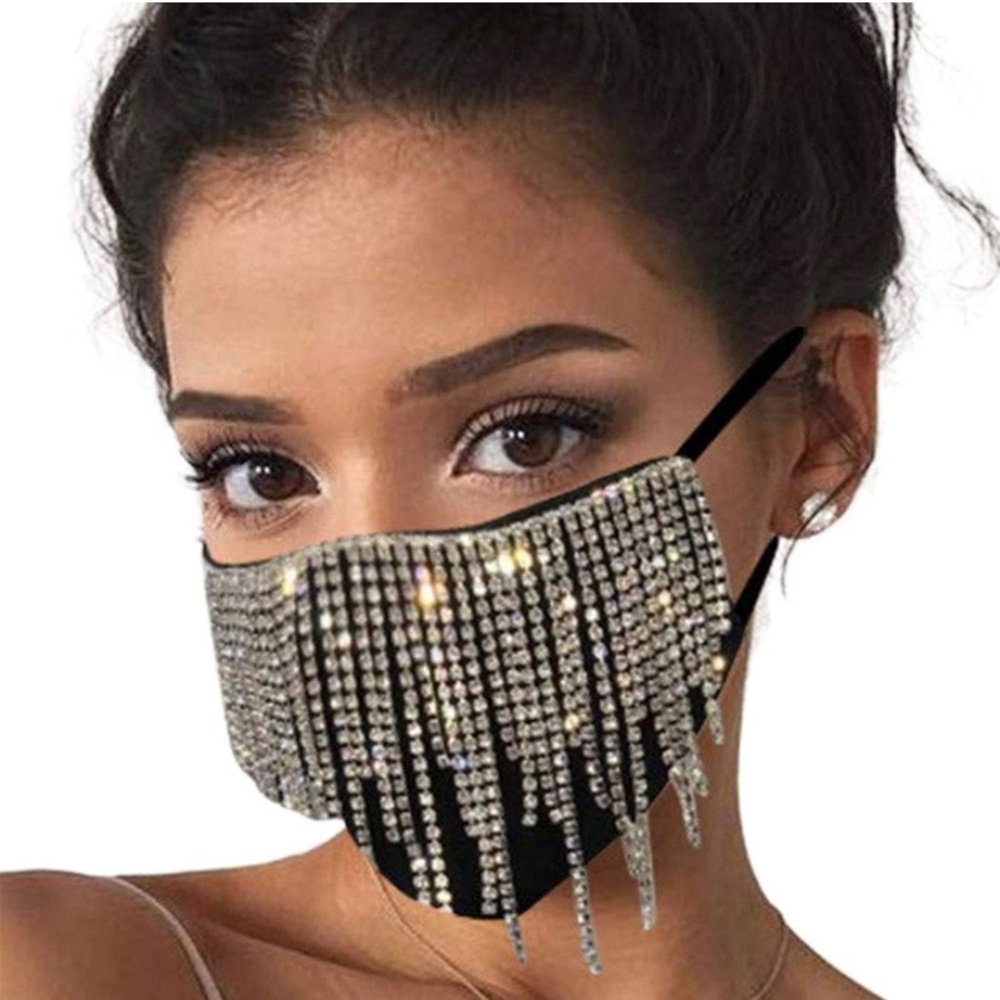 Beautiful BeJeweled Face mask 💎